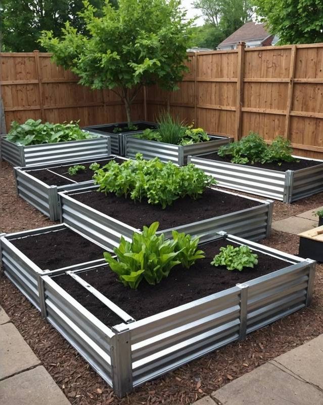 Building a Sheet Metal Raised Bed