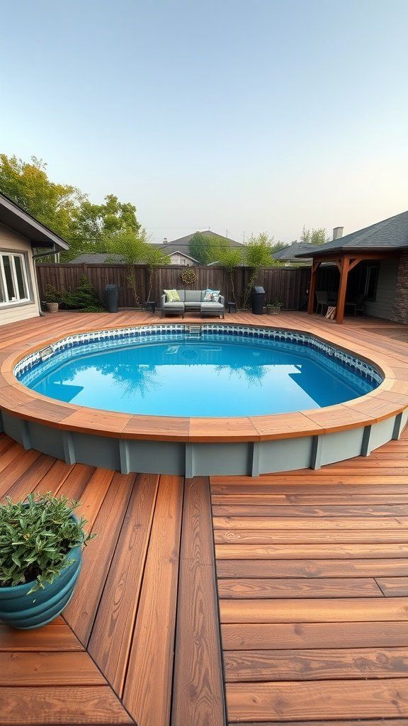 Pairing a Deck with Your Above Ground Pool