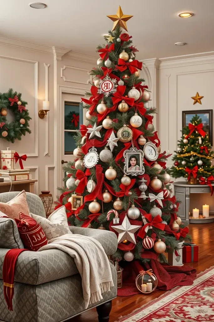 Custom Red and Silver Ornament Ideas - photo 2