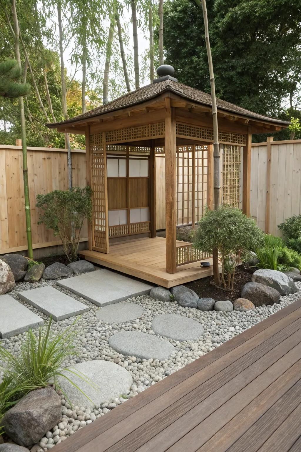 22. Zen-Inspired Japanese Gazebo
