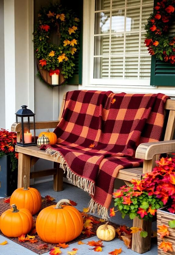 Soft Plaid Blanket Touches