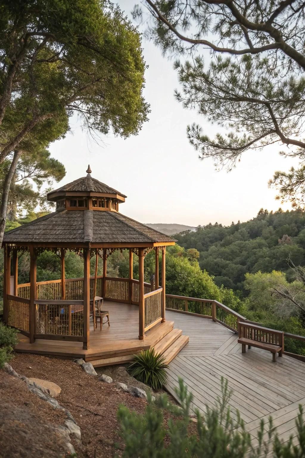 14. Natural Materials for a Nature-Inspired Gazebo