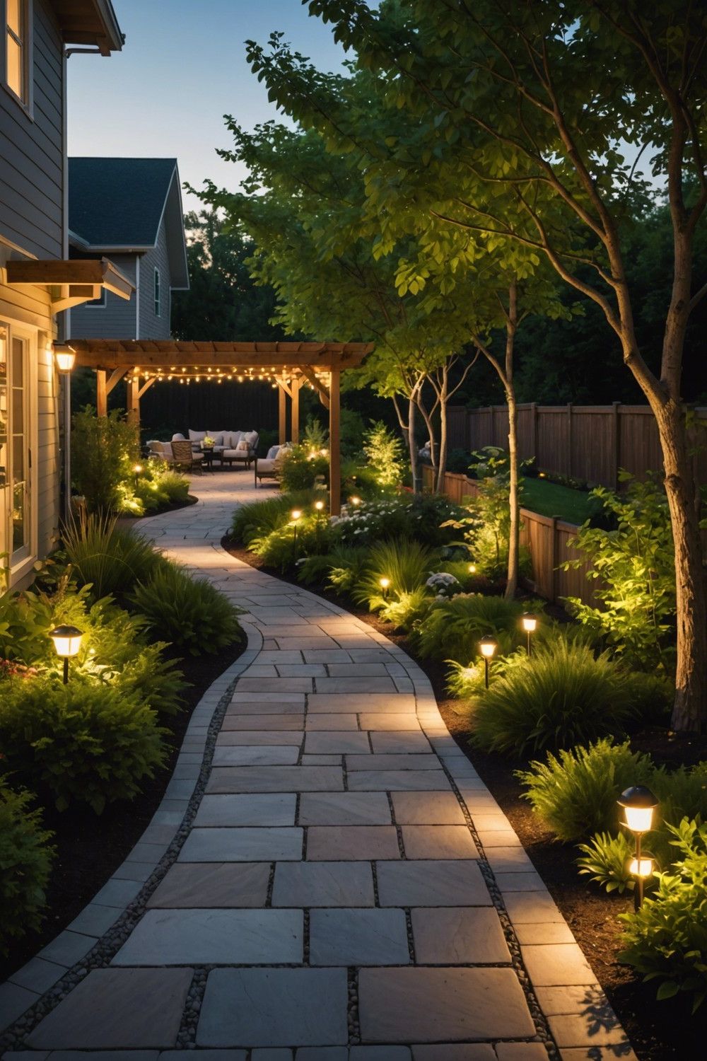 Illuminated Walkways and Paths