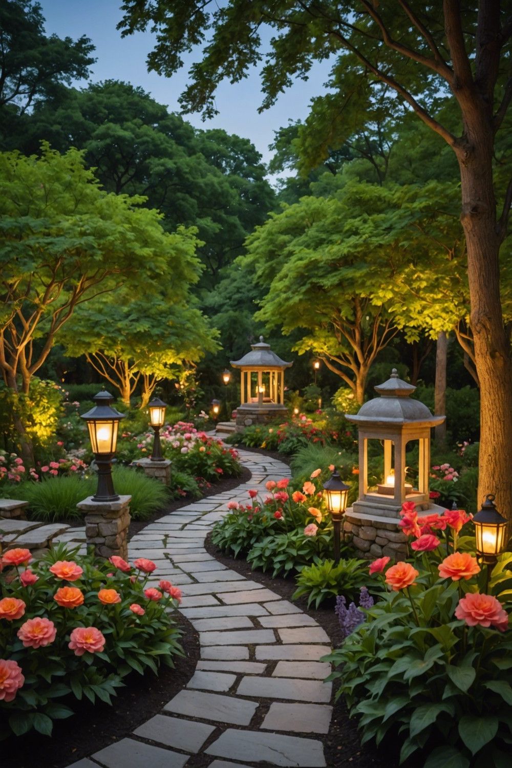 Stone Lantern and Torch Ideas