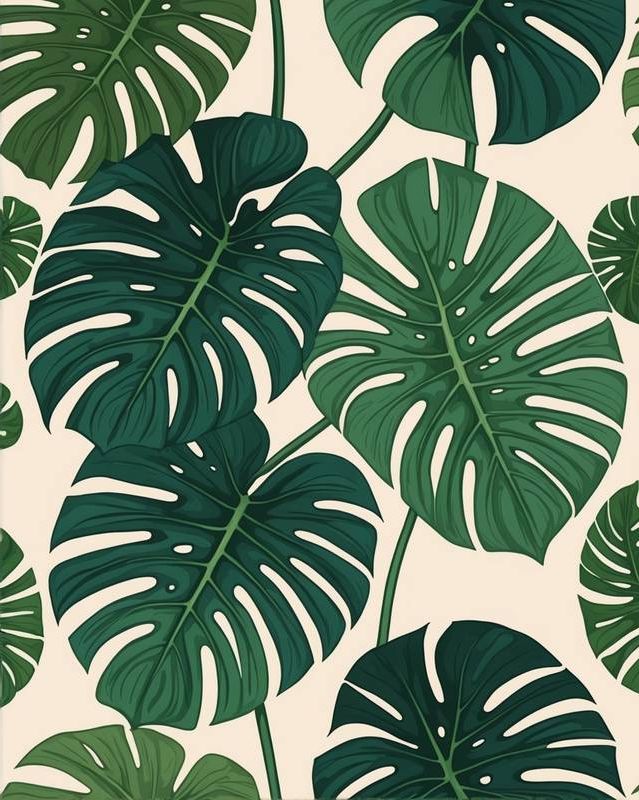 Monstera for Bathroom Jungle Vibes