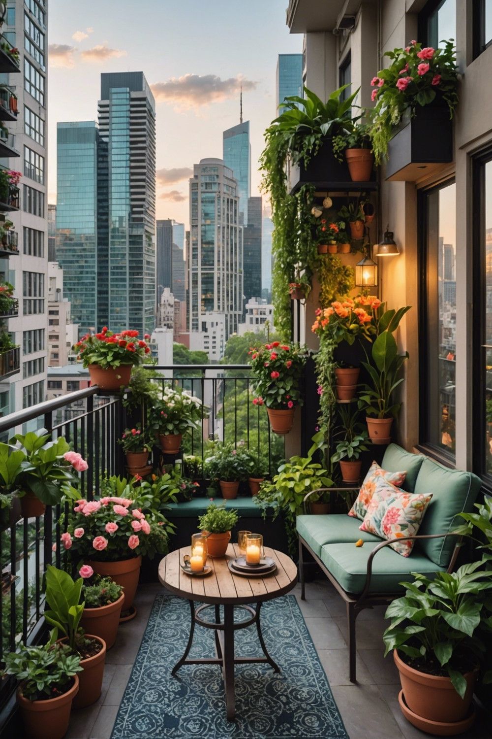 Private City Balcony Escape