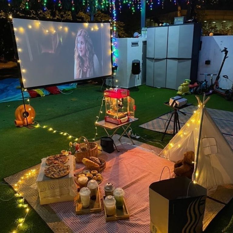 Host a Movie Night Under the Stars