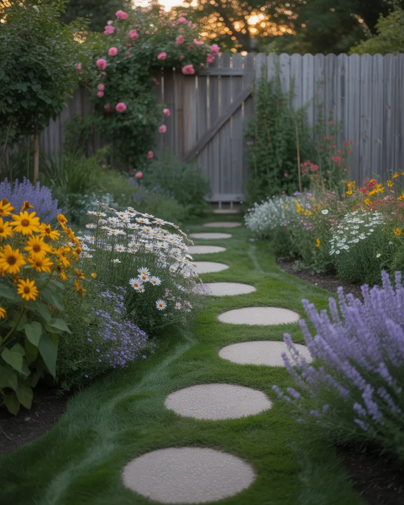 10. Garden Pathways Lined With Flower Borders - photo 2