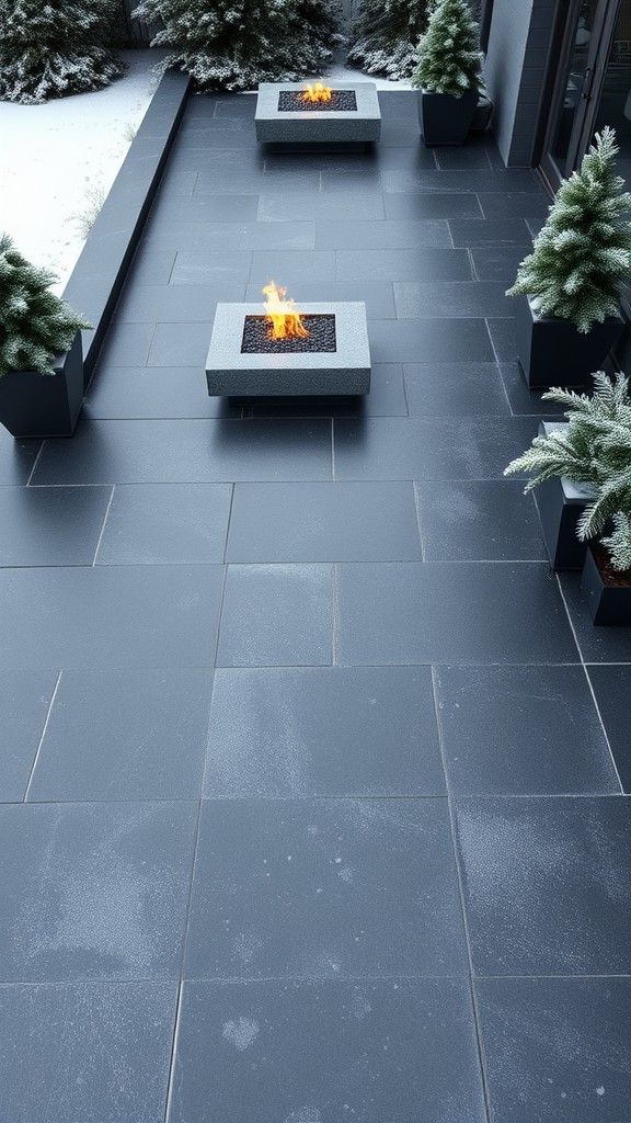 19) Slate Stone Flooring