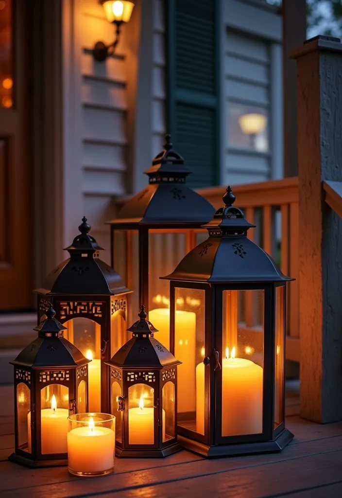 4. Illuminating Lanterns & Cozy Candlelight