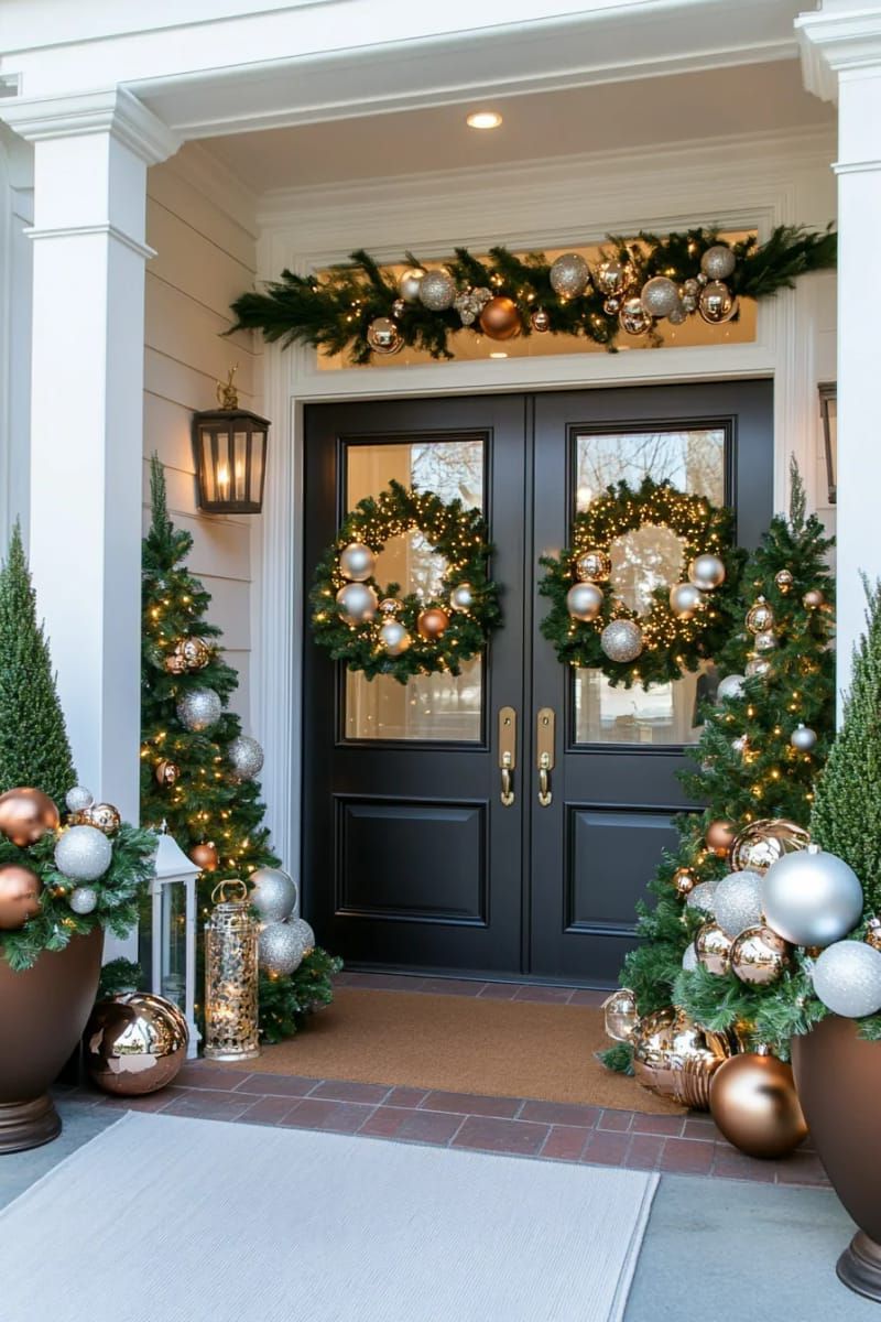 15. Metallic Accent Pairs with Frosted Foliage - photo 3