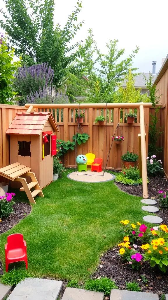 15. Kid-Friendly Garden for Play and Growth