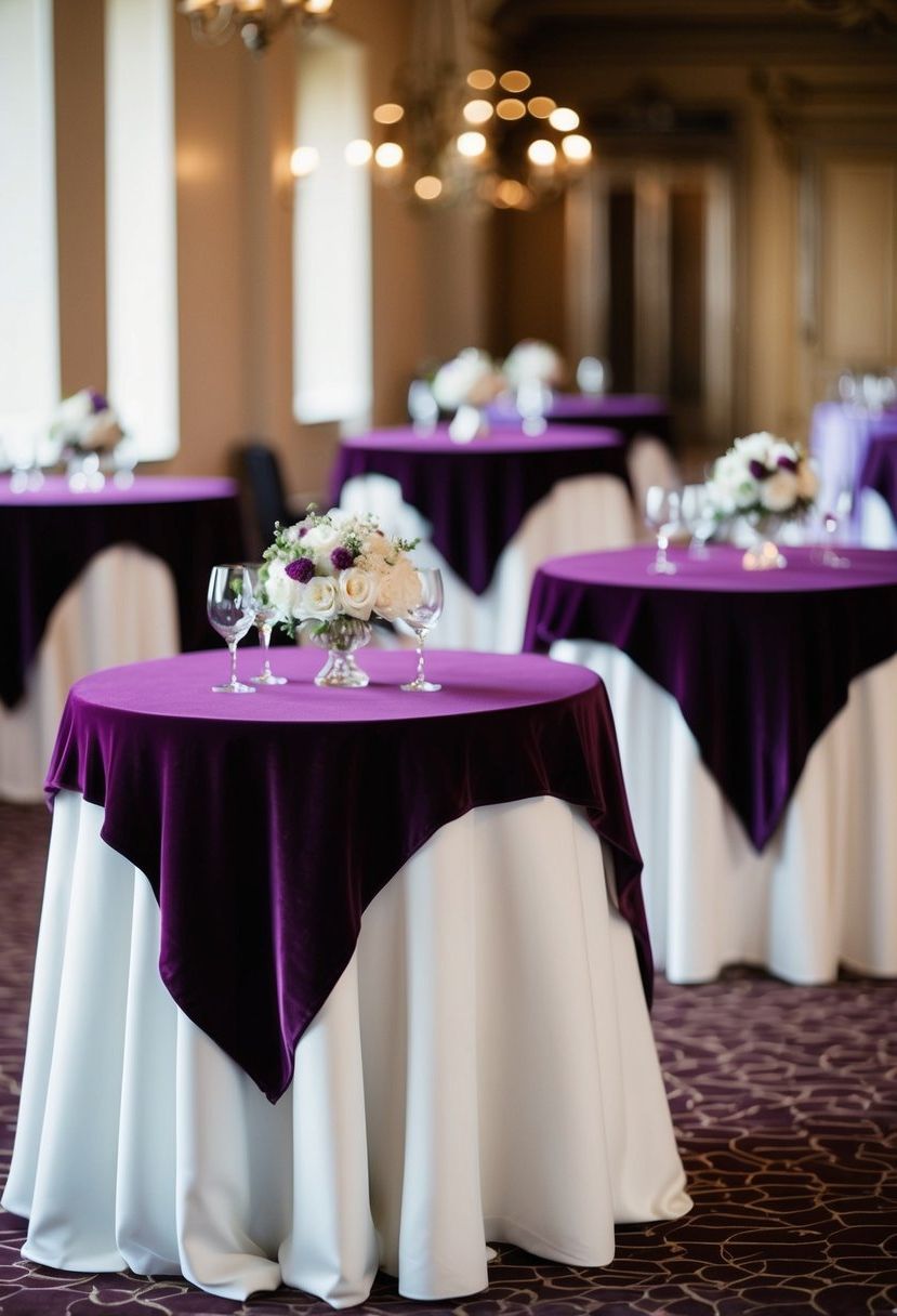 11) Rich Velvet Table Linens