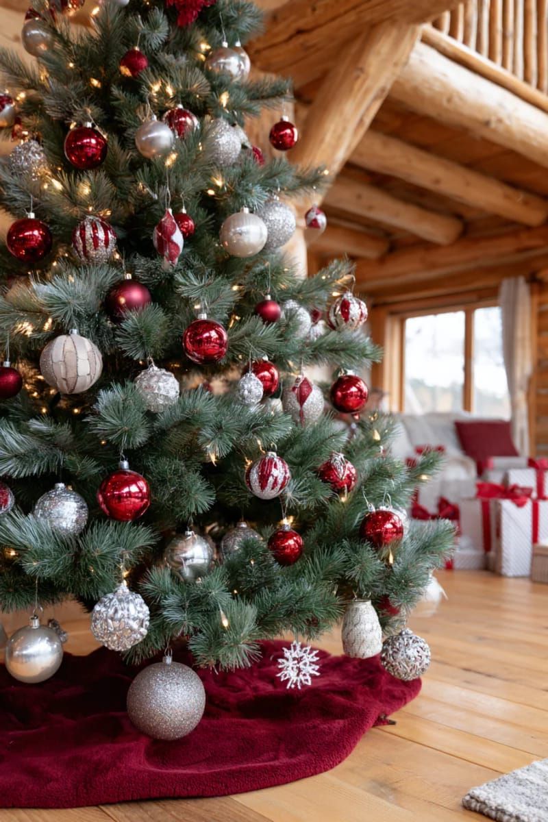 30. Base-clustered decorations for a bold tree display