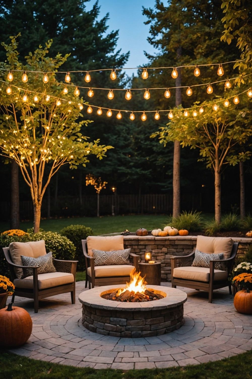 Building a Cozy Fire Pit Area
