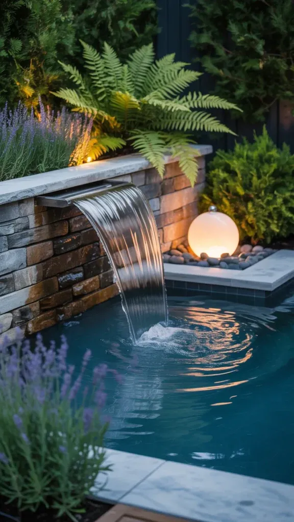 12. Water Features for Your Pool Area