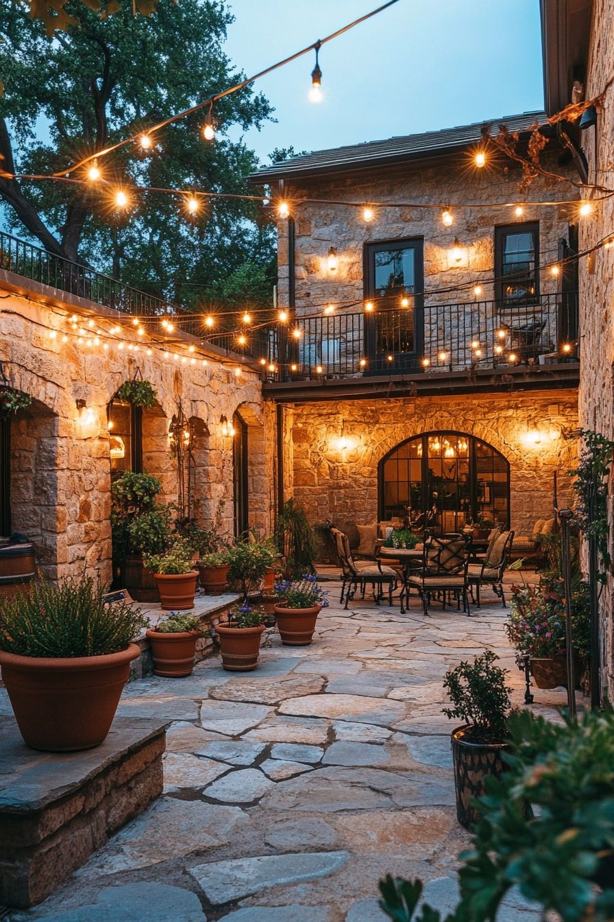 20 Creative String Light Hanging Ideas - photo 19