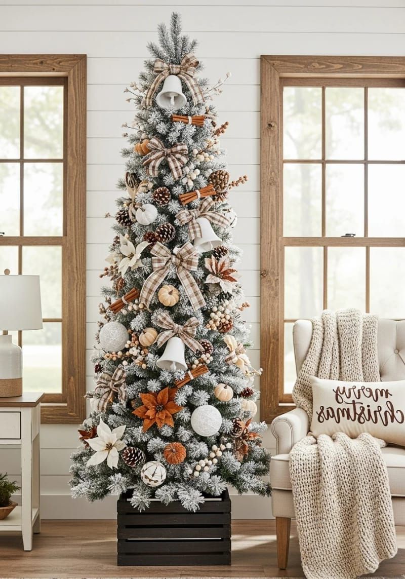 2. Cinnamon Stick and Pinecone Tree