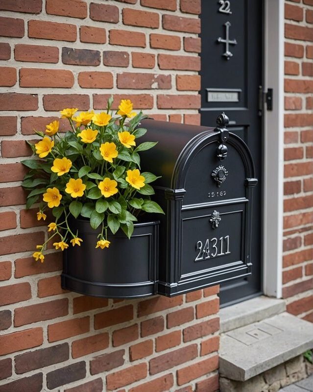 Mailbox Paired with a Planter
