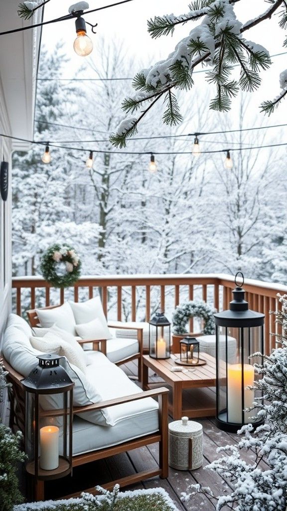 Classic Scandinavian Lantern Displays