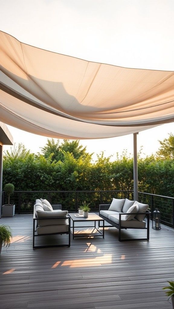 Fabric Canopy Roof Ideas