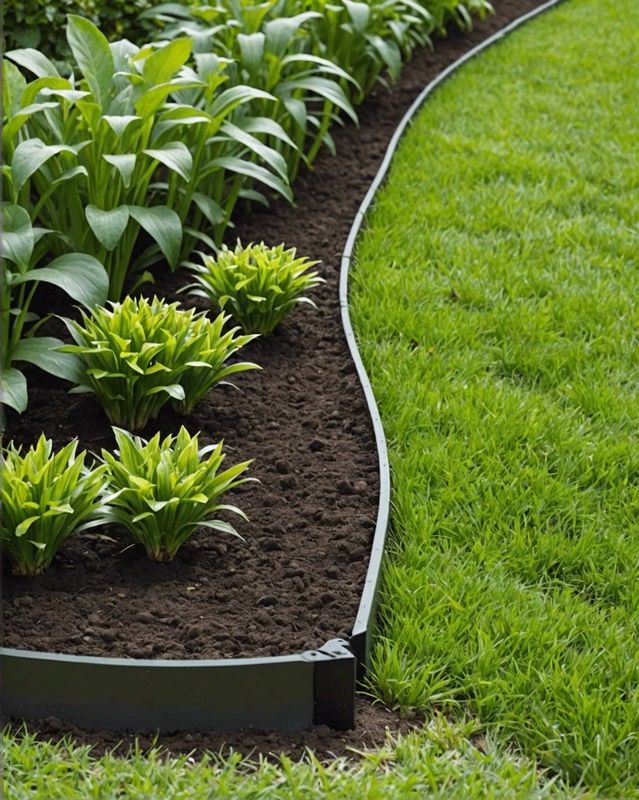 Plastic Lawn Border Ideas