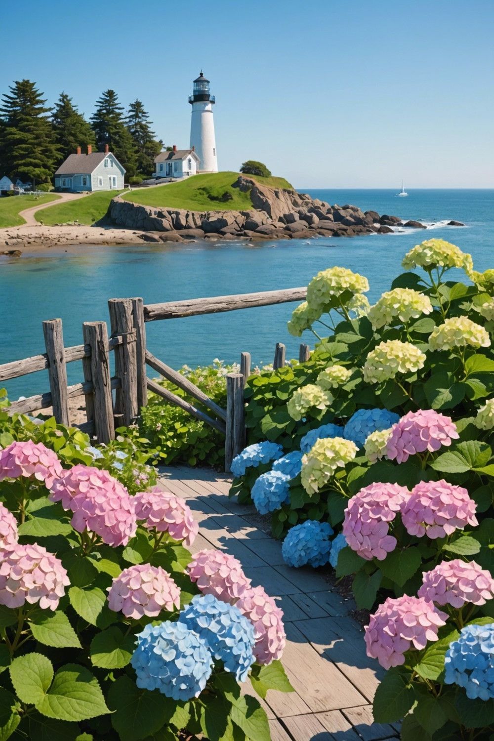 Growing Hydrangeas in a Coastal Landscape