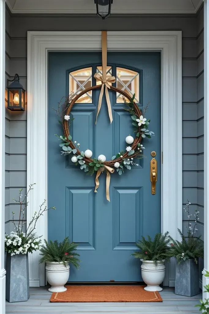 Minimalist DIY Wooden Hoop Wreath Ideas