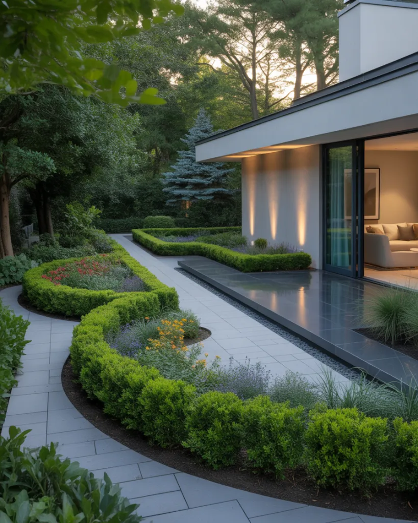 12. Shape-Based Plantings That Frame Your Home - photo 2