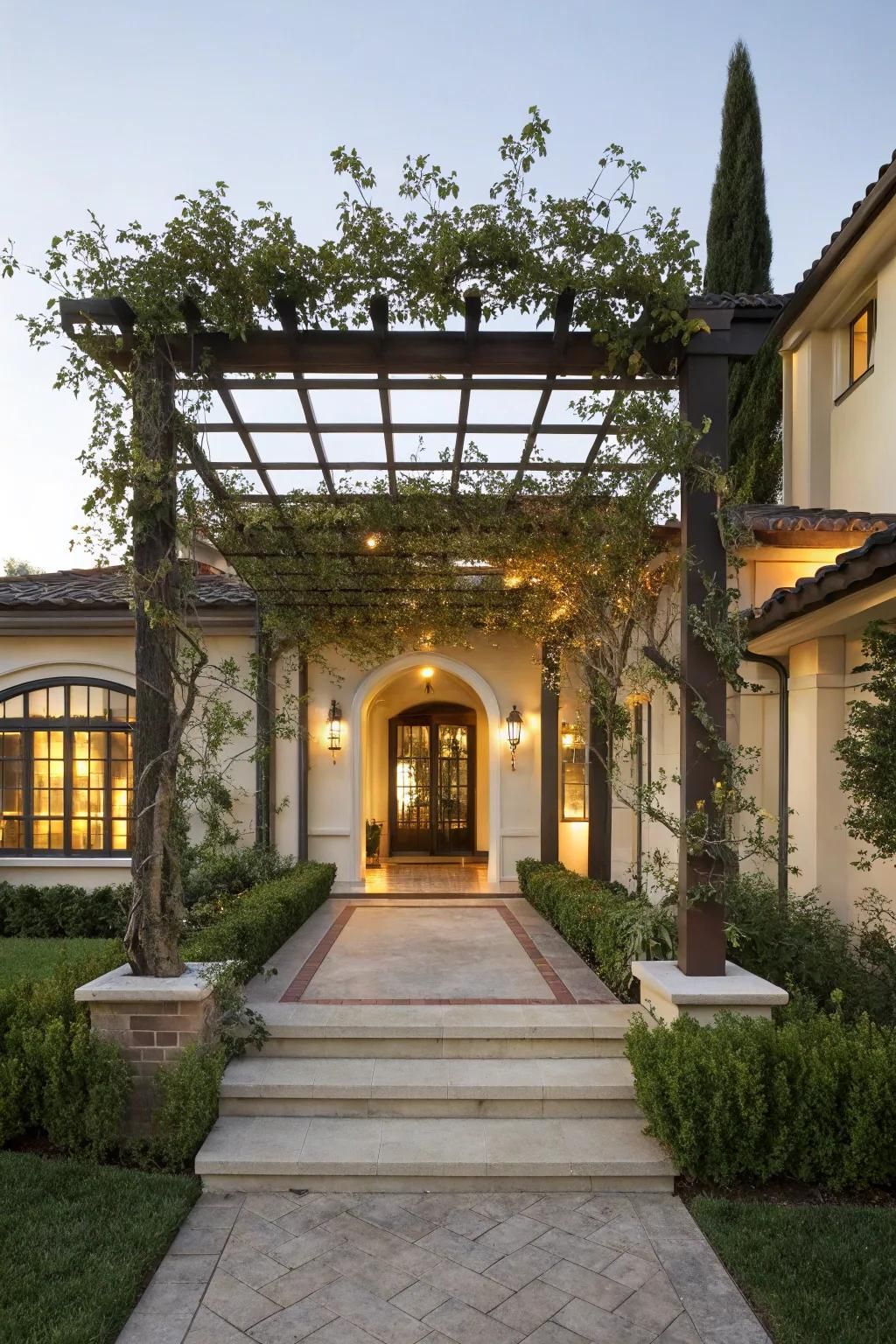 1. A Pergola That Welcomes Guests