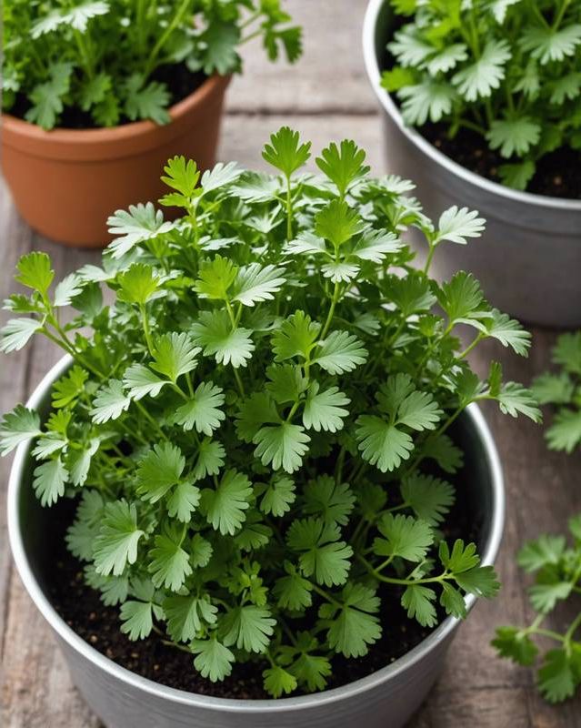 Growing Cilantro in Pots