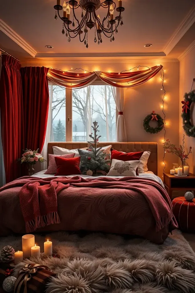 Soft Lighting for a Romantic Christmas Bedroom - photo 2