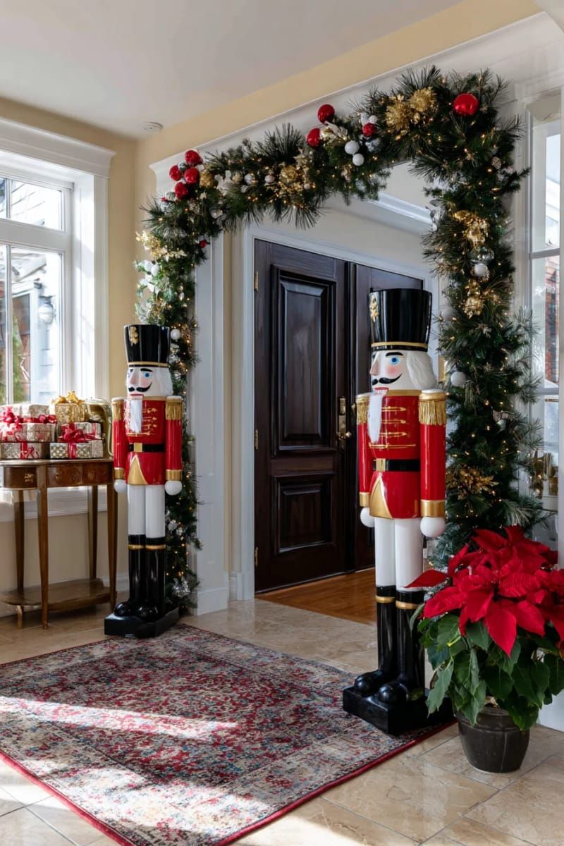 14. Nutcracker soldiers flanking the front entrance - photo 2