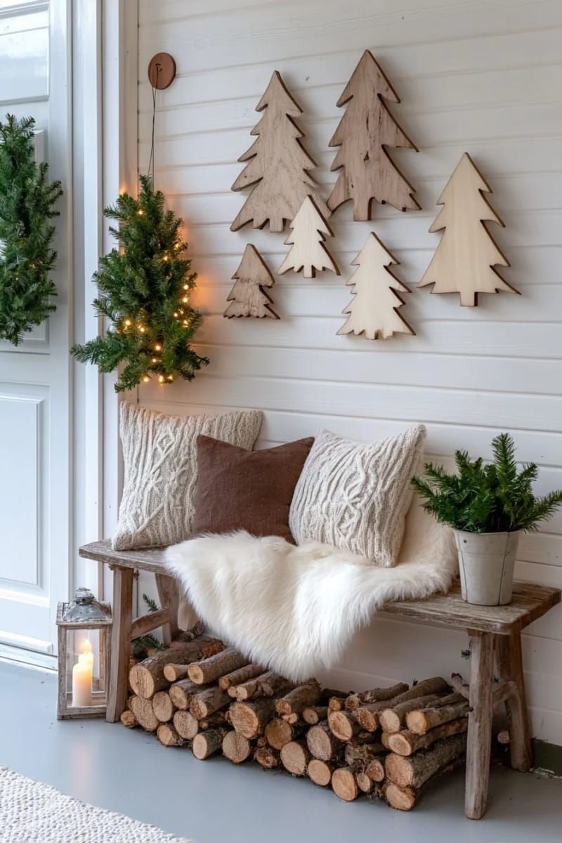 5. Scandinavian wooden tree cutout design - photo 3