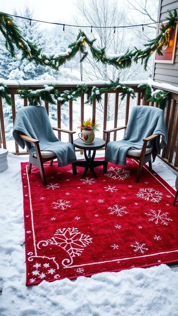 Seasonal Rugs for the Patio