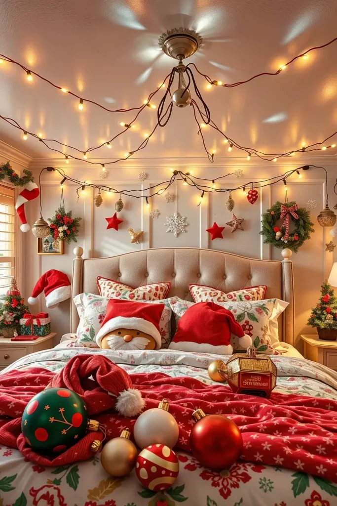 Fun and Playful Christmas Bedroom Ideas - photo 2
