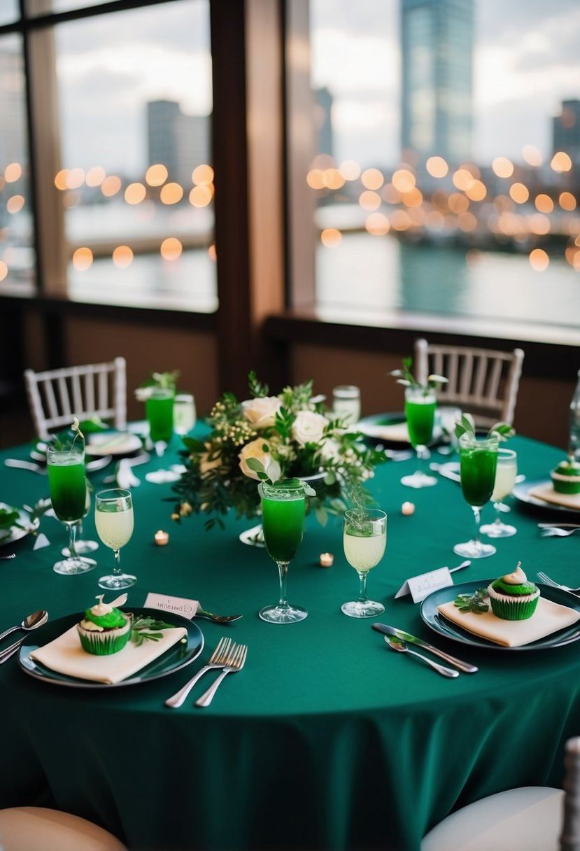 5) Edible Green Garnishes for Drinks