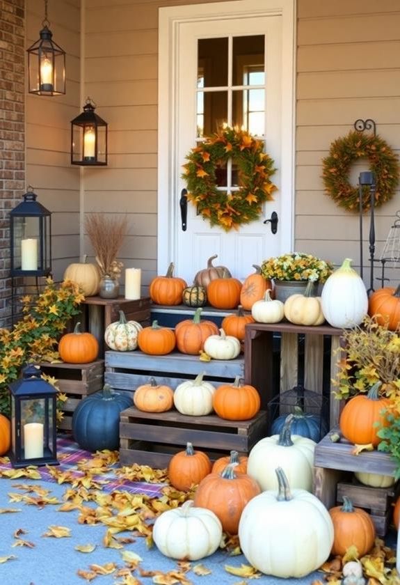 Playful Pumpkin Displays