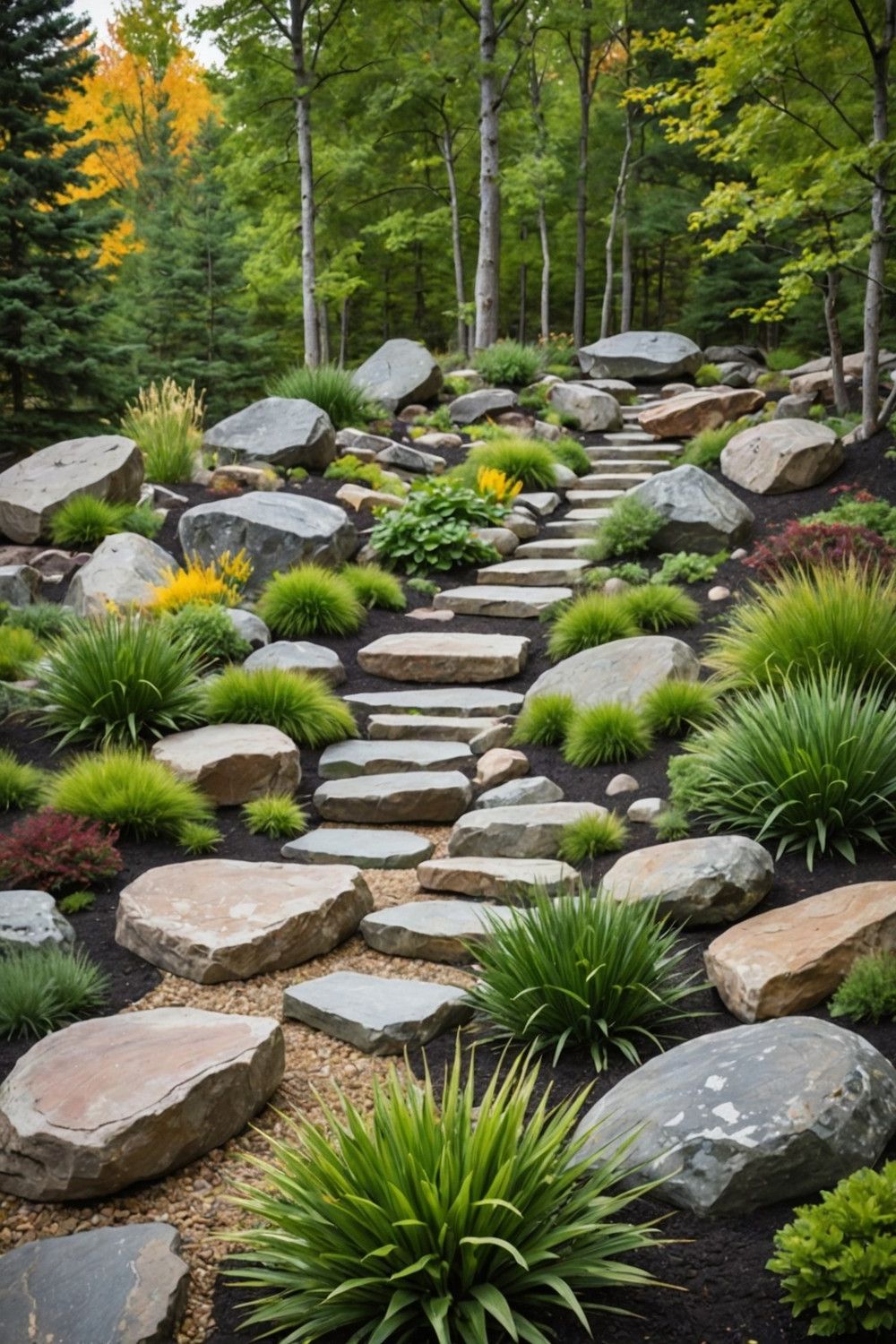Arrange Boulders for Visual Interest