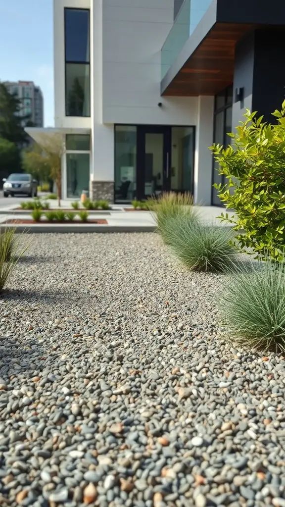 17) Gravel Ideas for Urban Front Yards
