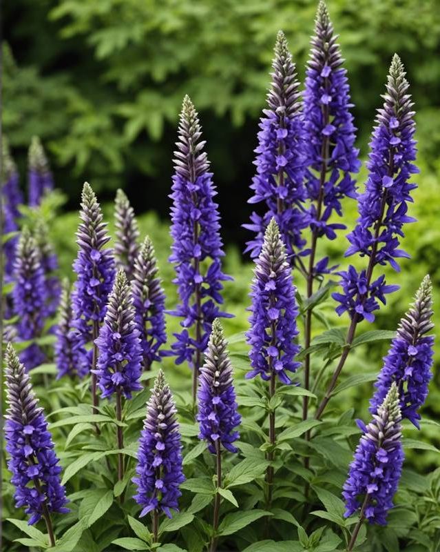 Salvia for Colorful Low Hedges