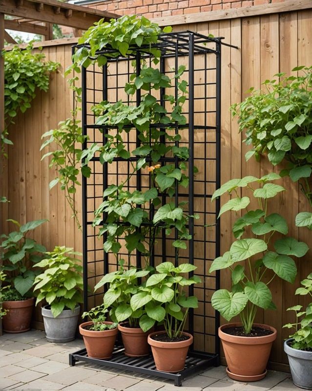 Collapsible Cucumber Trellis Design