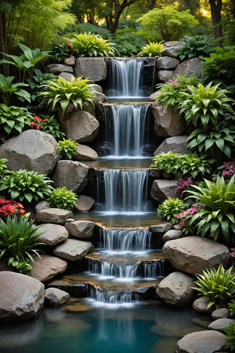 Installing a Rock Waterfall