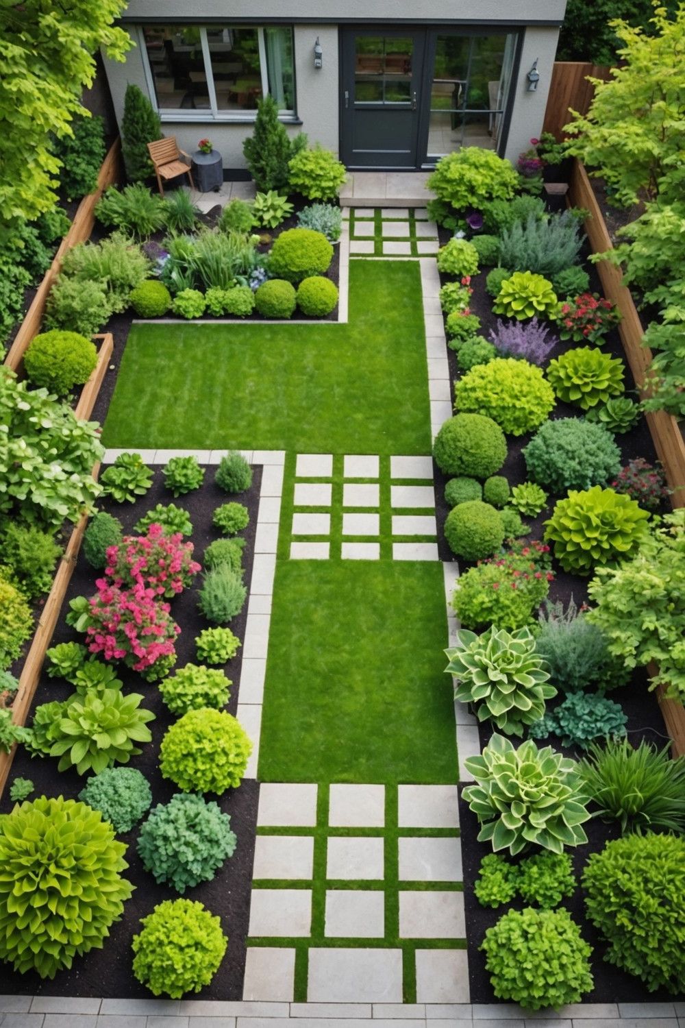Geometric Layouts for Modern Gardens