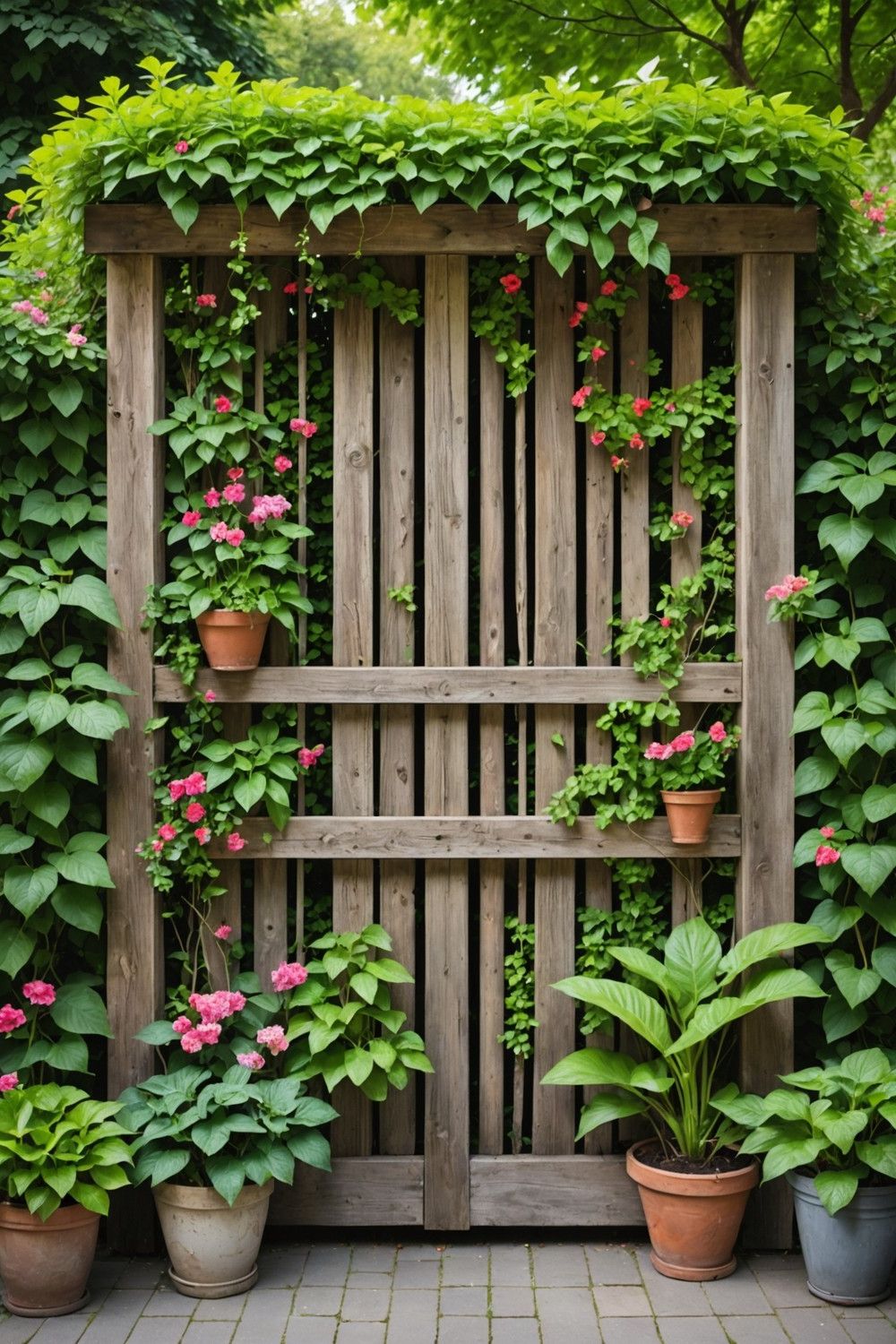 Decorative Rustic Wooden Screens