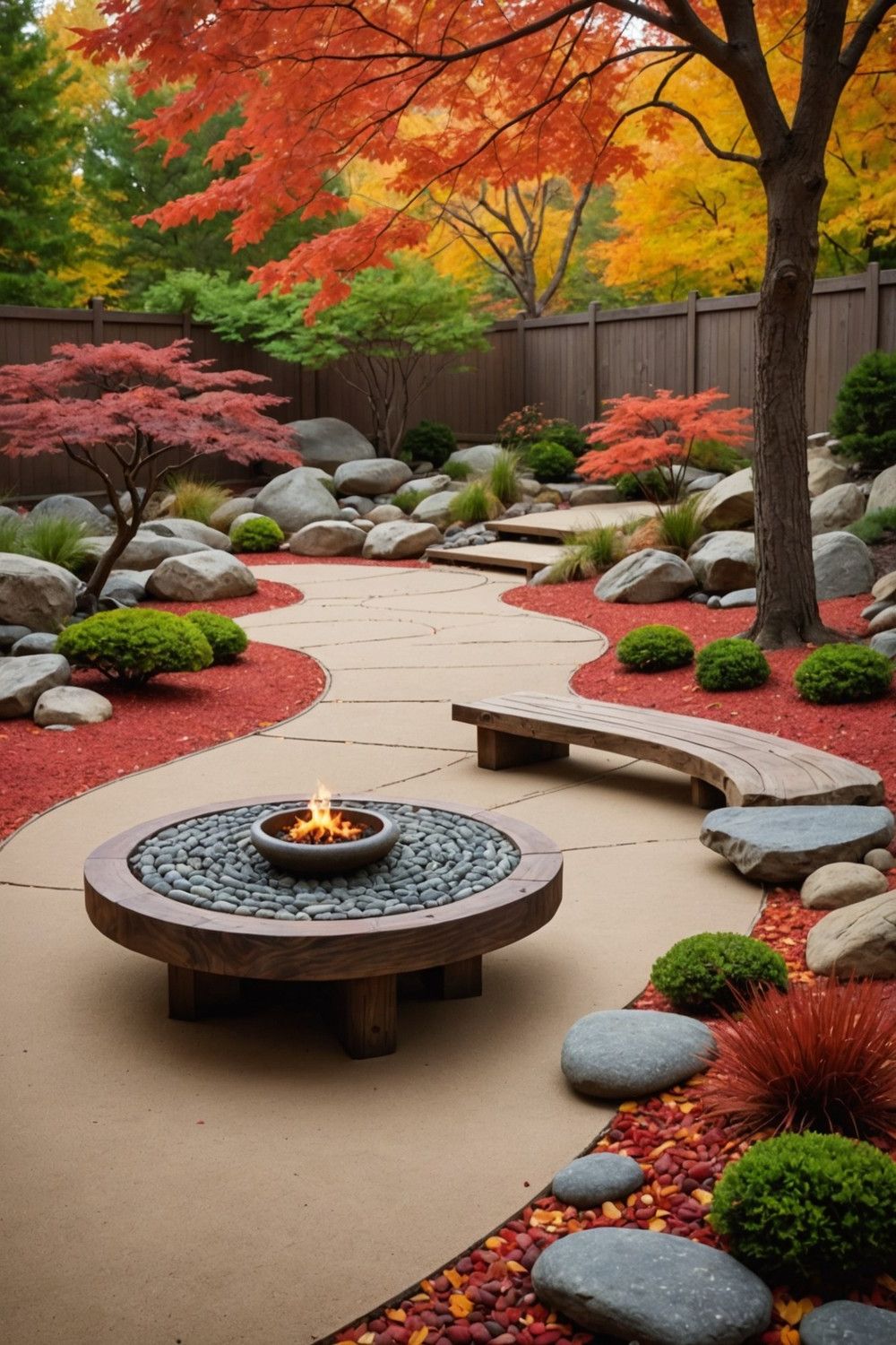 Designing a Fall-Inspired Zen Garden