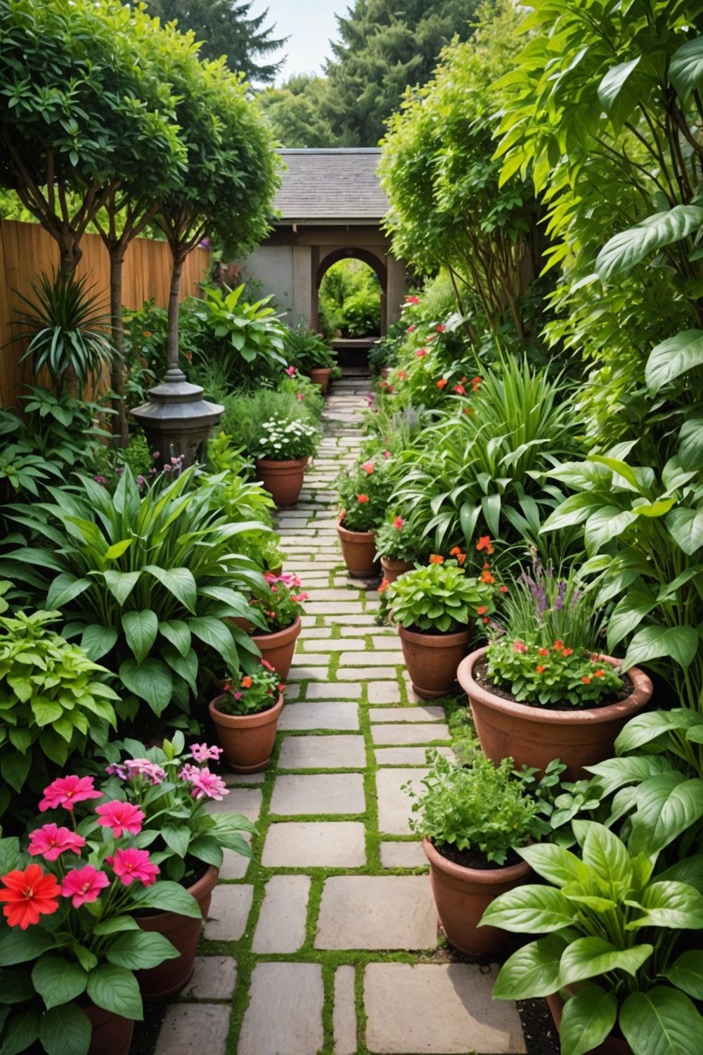 A Fragrant Herb Garden Nearby