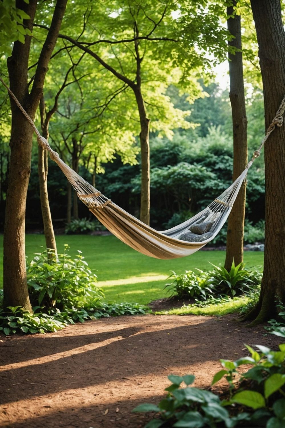 Hang a Relaxing Garden Hammock