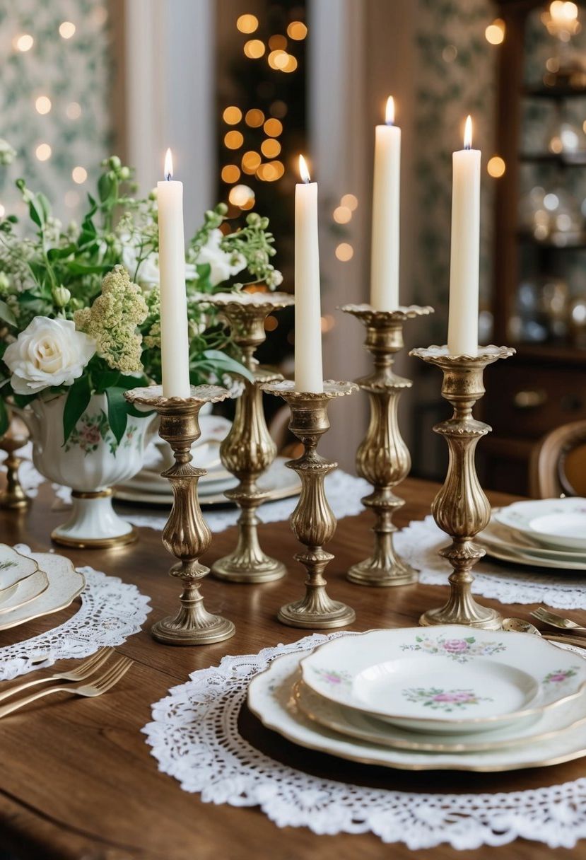 14) Display Antique Furniture Pieces