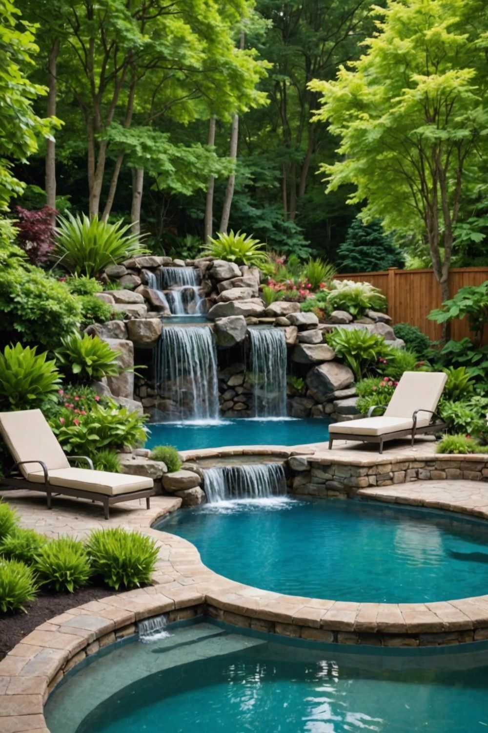 Small Pools Featuring Water Elements